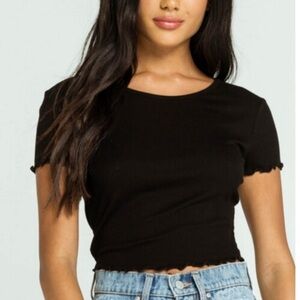 Bozzolo Ribbed Crop Top